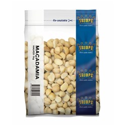MACADAMIA HALVES 1KG(10) # VMAH1C TRUMPS