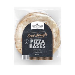 PIZZA BASE SOURDOUGH (8 X 420GM) # 4112106 TOSCANO