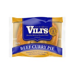 PIE CURRY BEEF (12 X 160GM) # 300190 VILIS