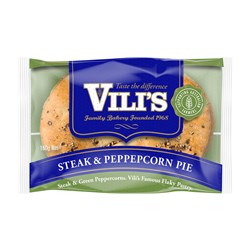 PIE STEAK & GREEN PEPPERCORN (12 X 160GM) # 300154 VILIS