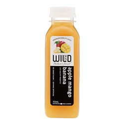 JUICE ORGANIC BANANA MANGO APPLE (12 X 360ML) # W1OJBMA360 WILD ONE