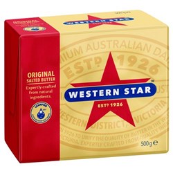 BUTTER SALTED 500GM(16) # 112295 WESTERN STAR