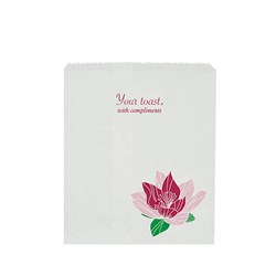 BAG PAPER TOAST NATIVE FLOWER 500S # CA-FLTB MPM