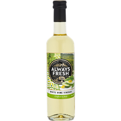 VINEGAR WHITE WINE 500ML(6) # 1761013 ALWAYS FRESH