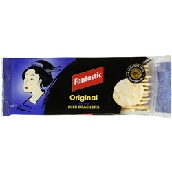 CRACKERS RICE ORIGINAL GF 100GM(12) # 75039534 FANTASTIC