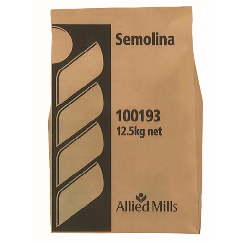 SEMOLINA 12.5KG # 50100193 ALLIED MILLS