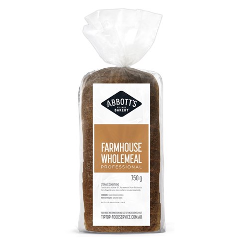 BREAD WHOLEMEAL FARMHOUSE (6 X 750GM) # 9039 ABBOTTS