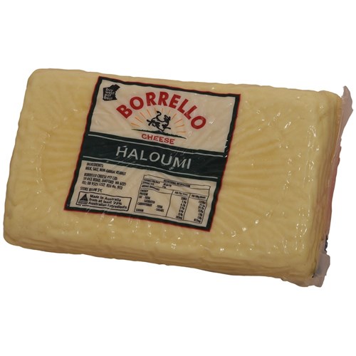 CHEESE HALLOUMI R/W APPROX 1KG BORRELLO CHEESE