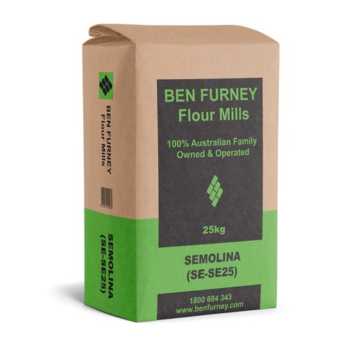 SEMOLINA 25KG #SE-SE25 BEN FURNEY