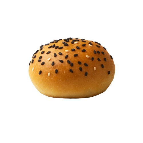 BREAD BUN MILK BLACK & WHITE SESAME SEEDS (150 X 35GM) # 30081 BAKERS MAISON