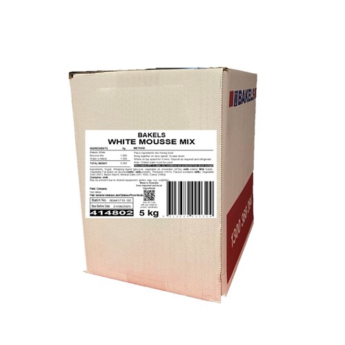 MOUSSE WHITE 5KG # 414802 BAKELS