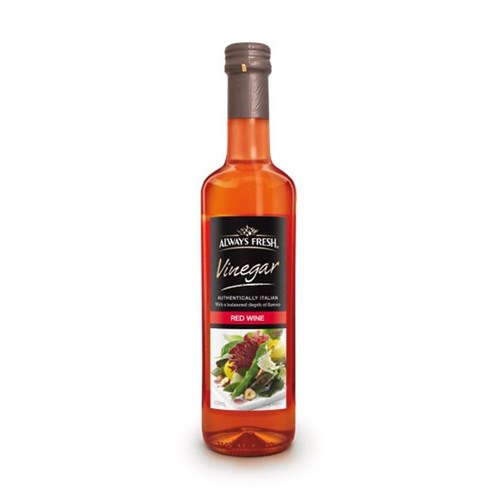 VINEGAR RED WINE 500ML(6) # 1761025 ALWAYS FRESH