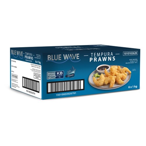 PRAWN TEMPURA 1KG(6) # 1010102628 BLUE WAVE