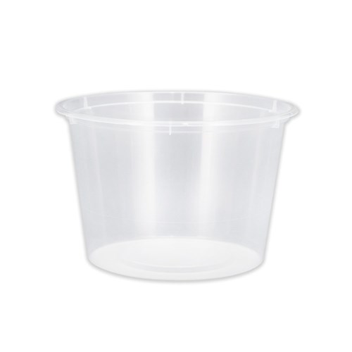 CONTAINER 520ML / C20 ROUND CLEAR 50S (10) # C20 CHANROL