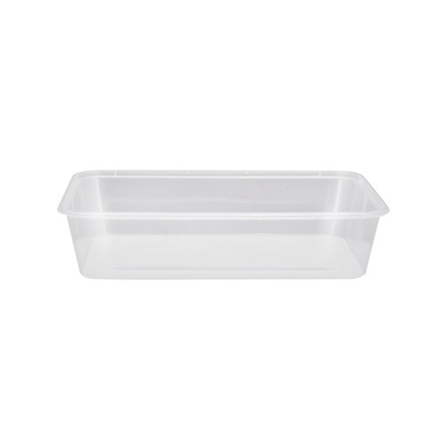 CONTAINER 500ML RECTANGLE CLEAR 50S(10) # CR500 CHANROL