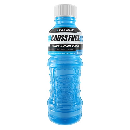 WATER ISOTONIC SPORTS BLUE CRUSH (12 X 600ML) # CFBLU600 CROSS FUEL