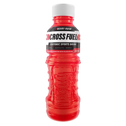 WATER ISOTONIC SPORTS BERRY RUSH (12 X 600ML) # CFBER600 CROSS FUEL