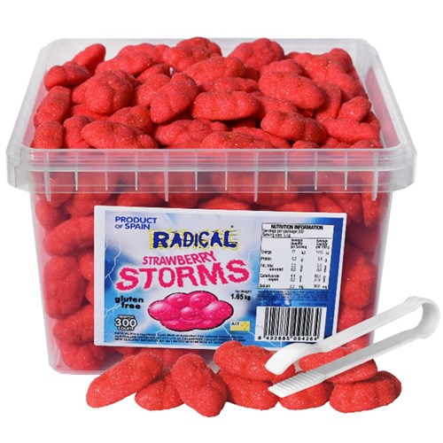 LOLLY STORMS STRAWBERRY 1.65KG (6) # CSP354 RADICAL