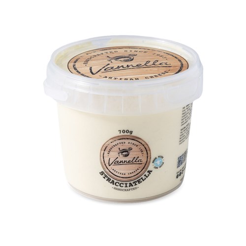 CHEESE STRACCIATELLA 700GM(6) # ST700 VANNELLA CHEESE