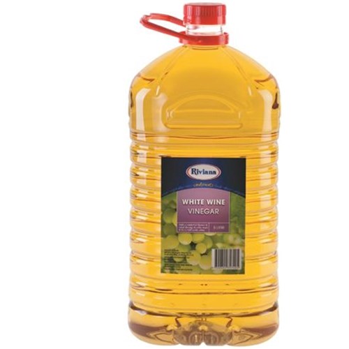 VINEGAR WHITE WINE 5LT(2) # 2427192 RIVIANA