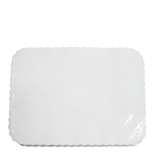 TRAY MAT WHITE EMBOSSED (482 X 355MM) 500S(2) # C-TM0180 CAPRI