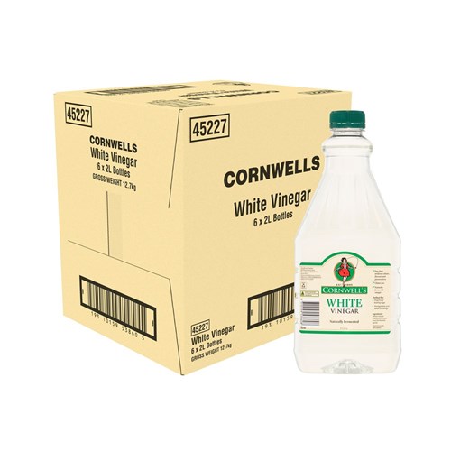 VINEGAR WHITE 2LT(6) # 45227 CORNWELLS
