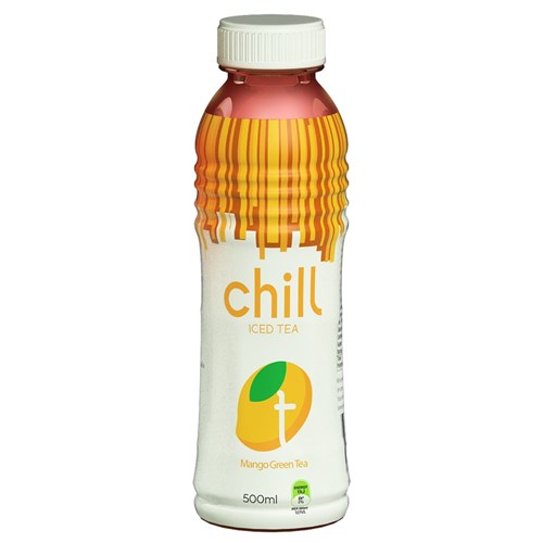 DRINK ICED GREEN TEA MANGO (20 X 500ML) # 5004 CHILL ICED TEA