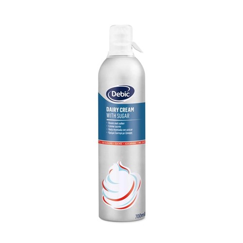 CREAM WHIPPED CAN 700ML(6) # DU050 DEBIC