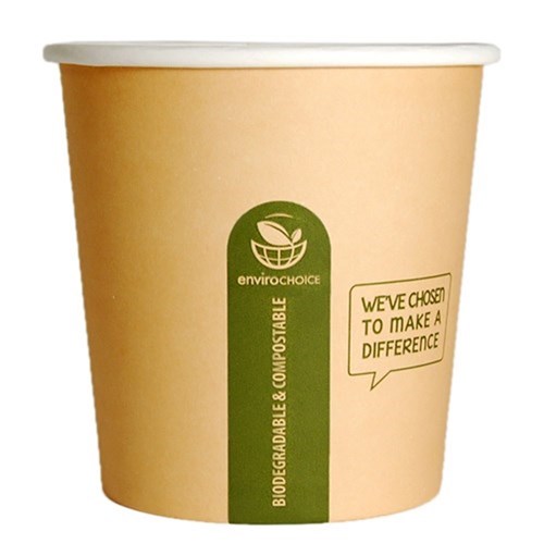BOWL SOUP 24OZ HEAVYBOARD ROUND PLA KRAFT (20 X 25S) 500 # EC-SC024 ENVIROCHOICE