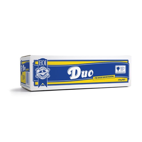 SHORTENING DUO PIE BOTTOM 12KG # 843670 EOI