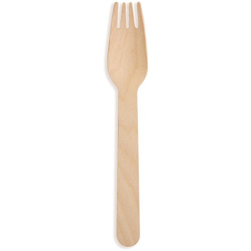 CUTLERY FORK WOODEN FSC 100% 1000S # WCFRK FUTURE FRIENDLY