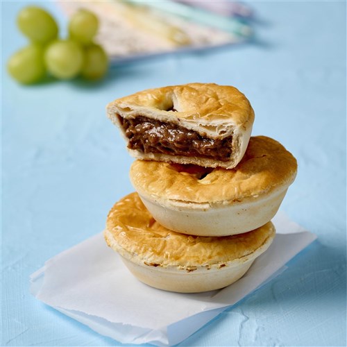 PIE BEEF SNACK SPORTSMANS (50 X 90GM) # GT02 GOOD TUCKER