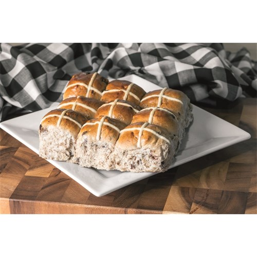 HOT CROSS BUNS MINI CHOC CHIP (12 X 9 X 40GM) # KBC12FCB09 KYTON