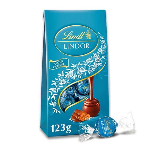 CHOCOLATE BALLS SALTED CARAMEL (8 X 123GM) # 612005 LINDOR
