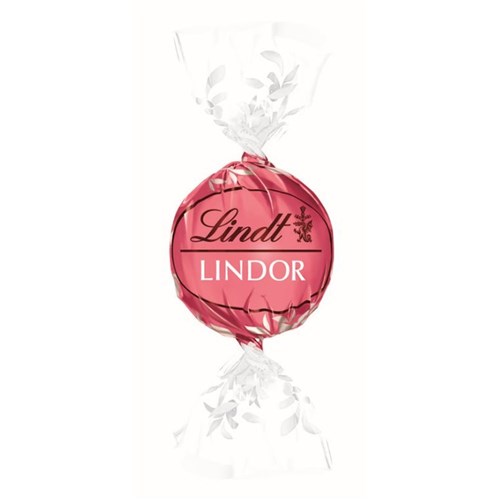 CHOCOLATE BALL S/BERR & CREAM CATER PACK (800 X 12.5GM) 10KG # 859762 LINDOR