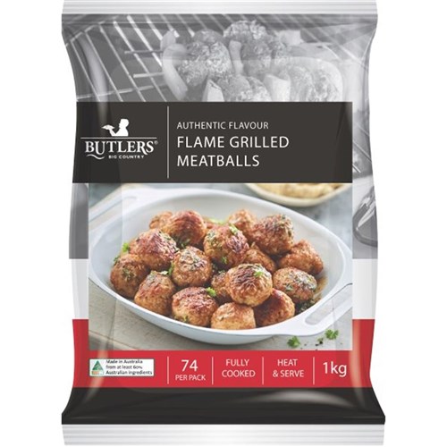 MEATBALLS BBQ 1KG(5) # 44260(A) BUTLERS
