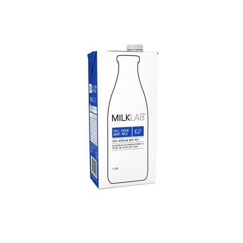 MILK FULL CREAM DAIRY UHT (12 X 1LT) # 13303 MILKLAB