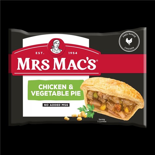 PIE CHICKEN & VEGETABLE (12 X 175GM) # 12843 MRS MACS