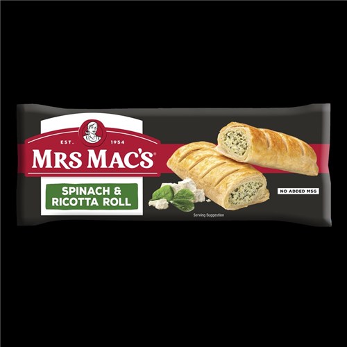 ROLL SPINACH & RICOTTA (16 X 140GM) # 45558 MRS MACS