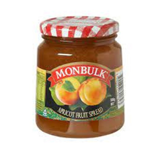 JAM APRICOT SMOOTH 500GM(6) # 80182 MONBULK
