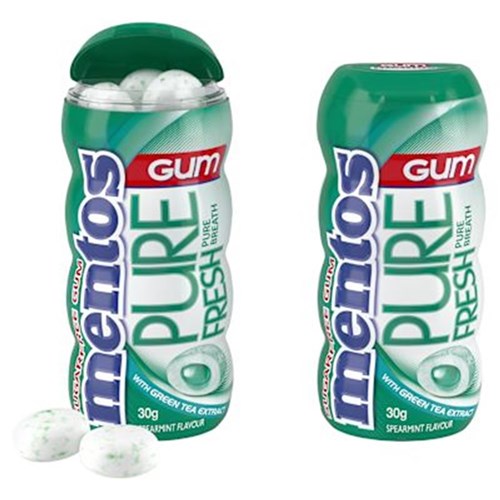 MINT SPEARMINT POCKET BOTTLE (10 X 30GM) # 946918 MENTOS