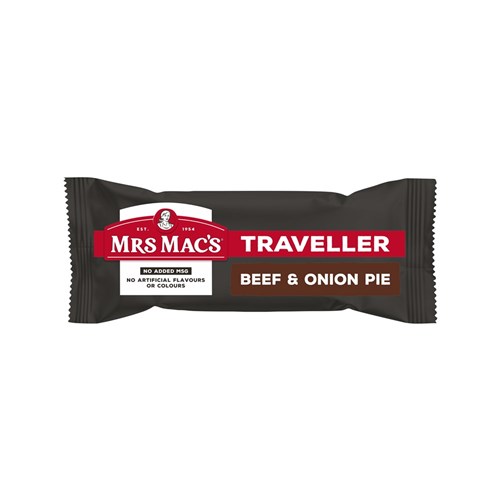 PIE TRAVELLER BEEF & ONION (12 X 160GM) # 15818 MRS MACS