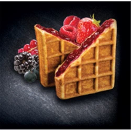 WAFFLES FILLED APPLE (48 X 80GM) # 2000 MAGIC WAFFLES