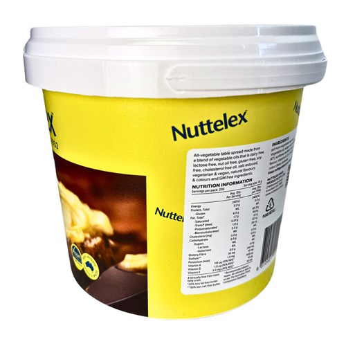 MARGARINE NUTTELEX BUTTERY 2KG(4) # NLX-BTY-2KG-0012 NUTTELEX