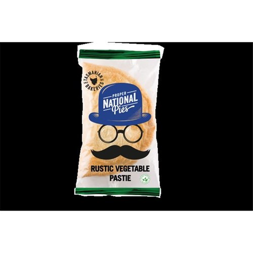 PASTIE RUSTIC VEGETABLE (12 X 200GM) # 20465 NATIONAL PIES