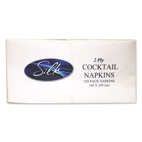 NAPKIN 2PLY COCKTAIL WHITE 250S(8) # B2COCW BEYOND