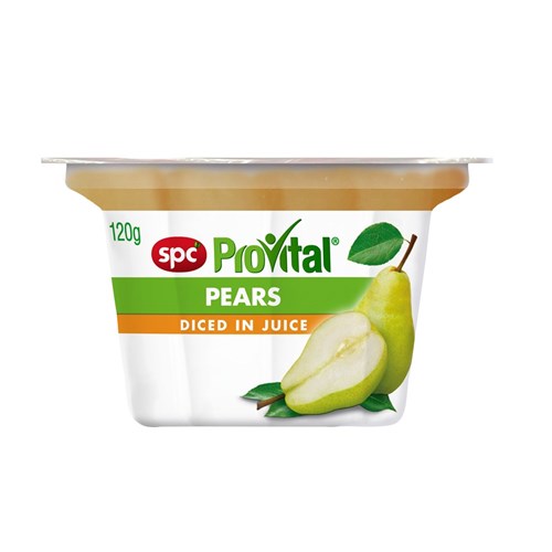 PEAR DICED SNACK (24 X 120GM) # 01702427592X PROVITAL SPC