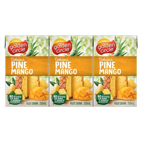 DRINK POPPER PINE MANGO 35% (6 X 4 X 250ML) # 0717 GOLDEN CIRCLE