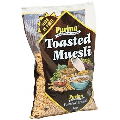 MUESLI TOASTED 1KG(12) # 12352623 PURINA