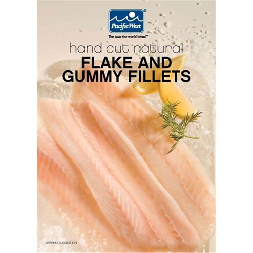 FISH GUMMY FILLETS HAND CUT (APPROX 50 X 100GM) 5KG #1961 PAC WEST